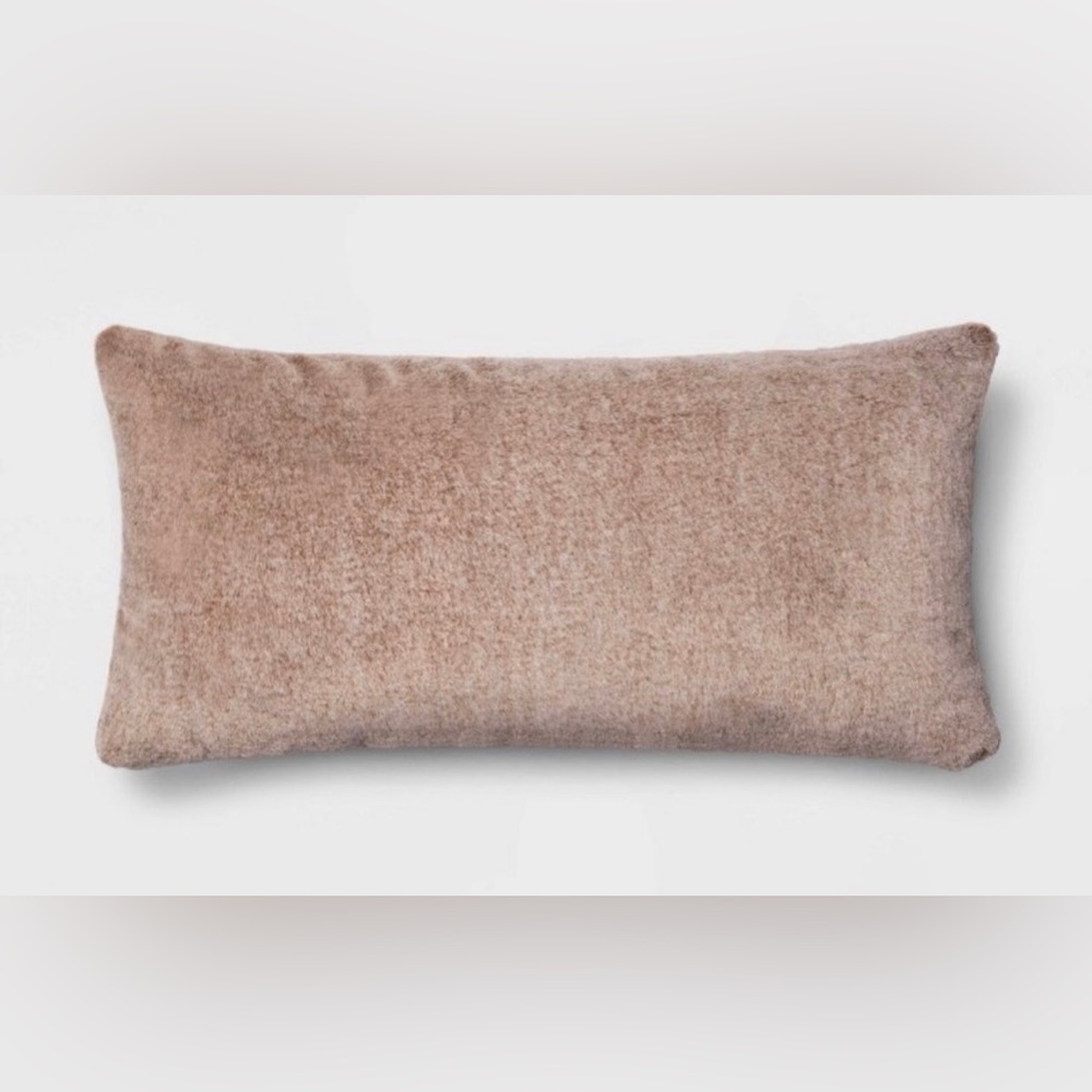 Threshold Faux Fur pillow